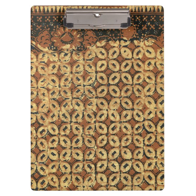 Pranchetas Batik Earthy Café Bean Elegante Rustic Rugged (Frente)