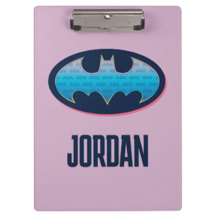Pranchetas Batman Símbolo rosa e azul