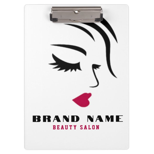 Pranchetas Beautiful Women hairdressing beauty salon brand (Frente)