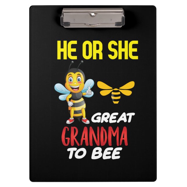 Pranchetas Beekeeper Art Excelente Vovó Para Abelha (Frente)