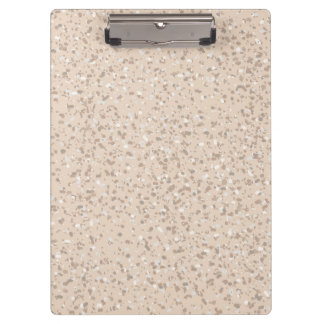 Pranchetas Beige Aesthetic Terrazzo