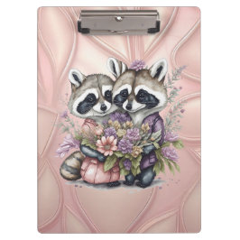 Pranchetas Belo Casal De Cachorro Com Flores