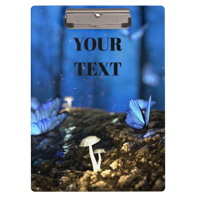 Pranchetas Belos Butterflys na Floresta Fantástica (Frente)