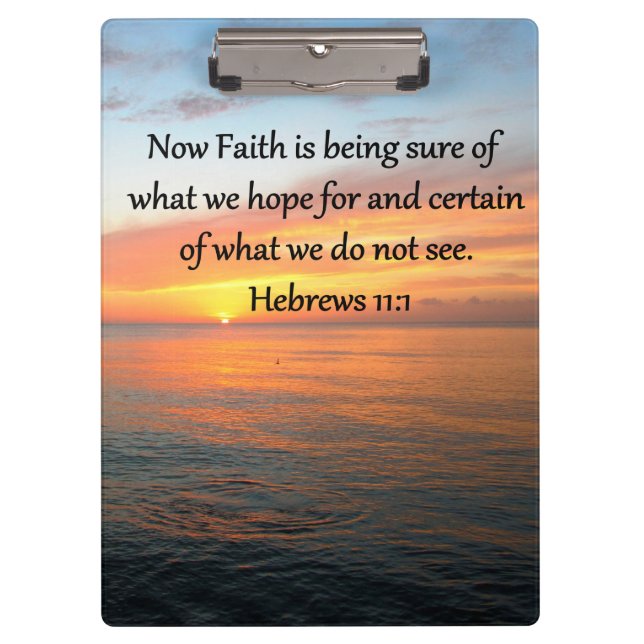 PRANCHETAS BELOS HEBREWS 11:1 DESIGN SUNRISE (Frente)