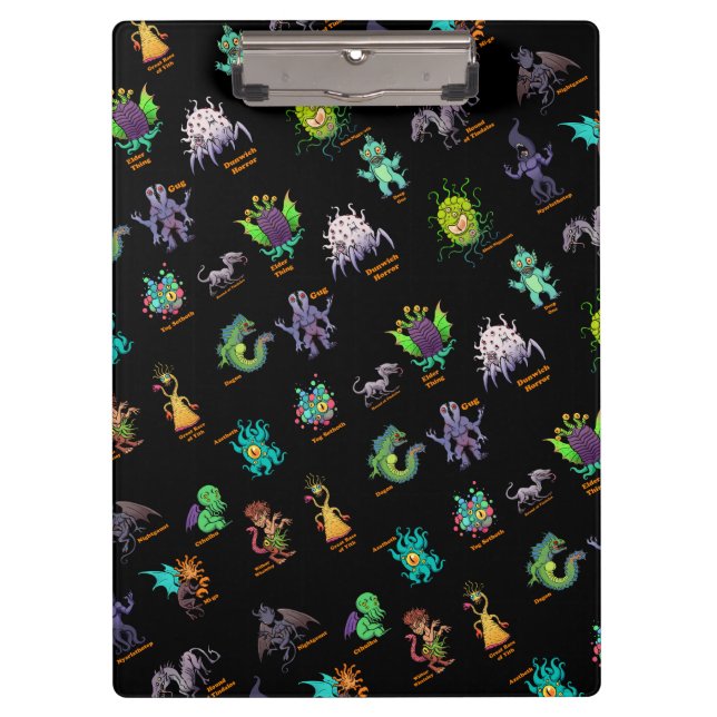 Pranchetas Bestiário de Cthulhu Lovecraft Mythos Chibi (Frente)