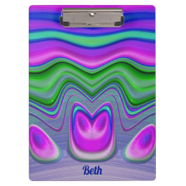 Pranchetas BETH ~ 3D! Rosa, Roxo, Verde, Azul