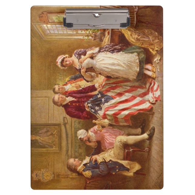 Pranchetas Betsy Ross, 1777 (História Americana) (Patriota do (Frente)