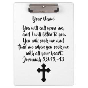 Pranchetas Bíblia Personalizada Versa E Cruzada
