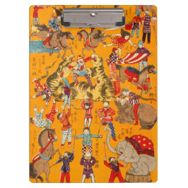 Pranchetas Big Japanese Circus woodblock print