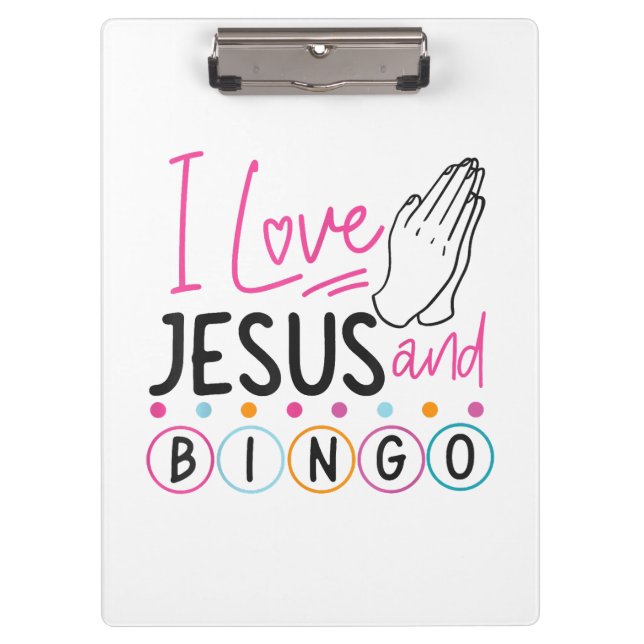 Pranchetas Bingo Player Jesus Faith Christian Adoro Jesus An (Frente)