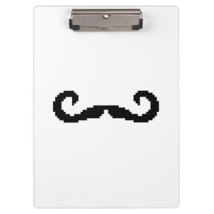 Pranchetas Bit Pixel Handlebar Mustache