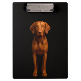 Pranchetas Black 4 Luxe Clipboard, Agile Vizsla Dog