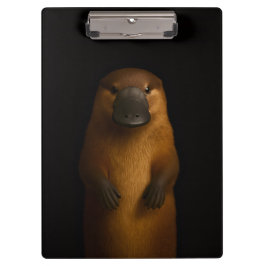 Pranchetas Black 4 Luxe Clipboard, Elegant Platypus
