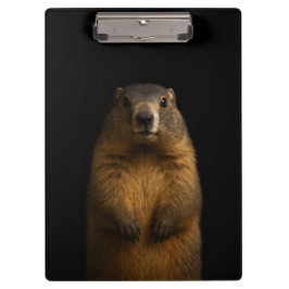 Pranchetas Black 4 Luxe Clipboard, Fluffy Marmot