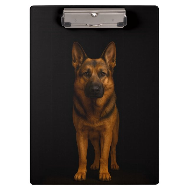 Pranchetas Black 4 Luxe Clipboard, German Shepherd Dog (Frente)