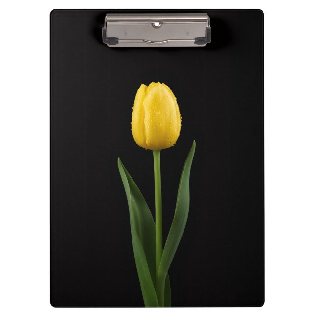 Pranchetas Black 4 Luxe Clipboard, Golden Yellow Tulip (Frente)
