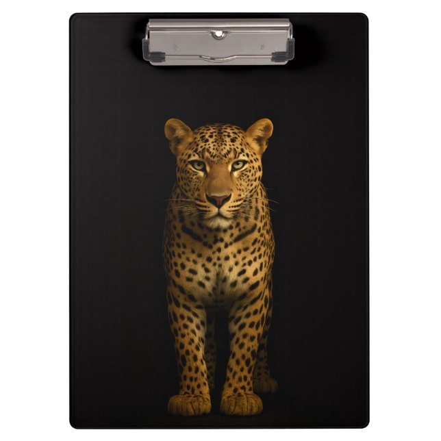 Pranchetas Black 4 Luxe Clipboard, Majestic Leopard (Frente)