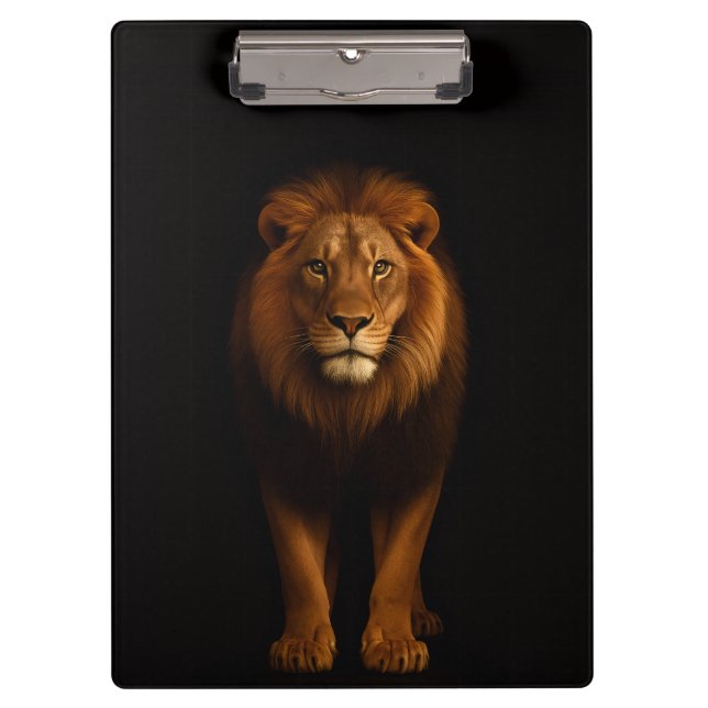 Pranchetas Black 4 Luxe Clipboard, Majestic Lion (Frente)