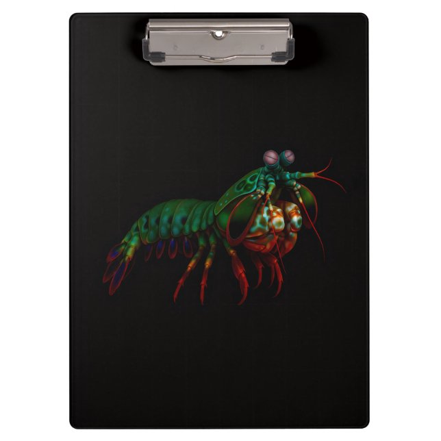 Pranchetas Black 4 Luxe Clipboard, Mantis Shrimp (Frente)
