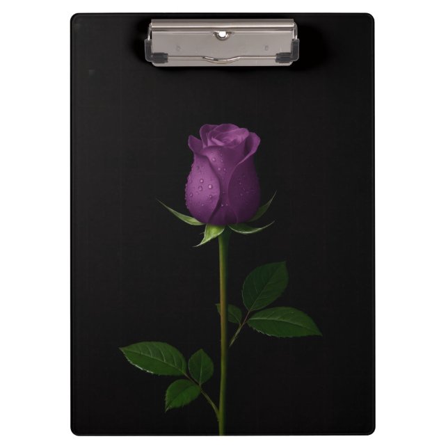 Pranchetas Black 4 Luxe Clipboard, Royal Violet Rose (Frente)
