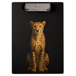 Pranchetas Black 4 Luxe Clipboard, Sleek Cheetah