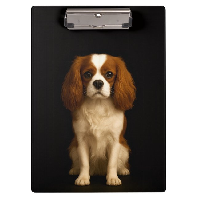 Pranchetas Black 4 Luxe Clipboard, Sweet Cavalier Spaniel (Frente)