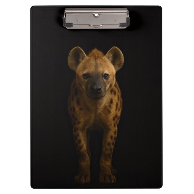 Pranchetas Black 4 Luxe Clipboard, Wild Spotted Hyena (Frente)
