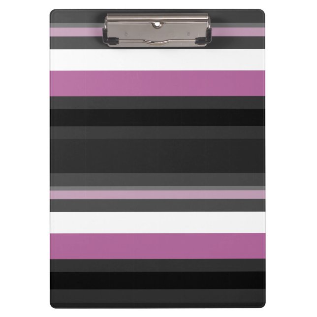 Pranchetas Black, Cinza e White Stripes (Frente)