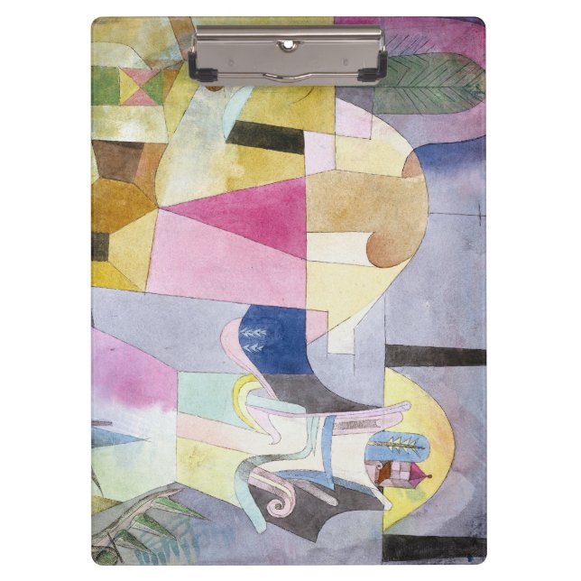 Pranchetas Black Columns in a Landscape 1919 by Paul Klee (Frente)