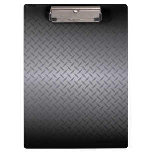 Pranchetas Black to Cinza Diamondplate Steel Look