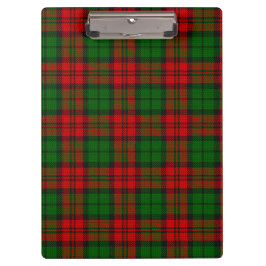 Pranchetas Blackwatch Campbell Tartan Red Green Xadrez