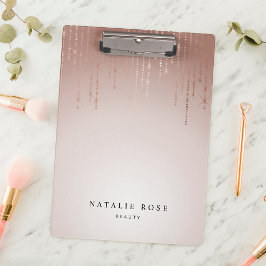 Pranchetas Blush Rain Personalized