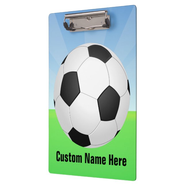 Pranchetas Bola de futebol em um dia ensolarado (Esquerda)