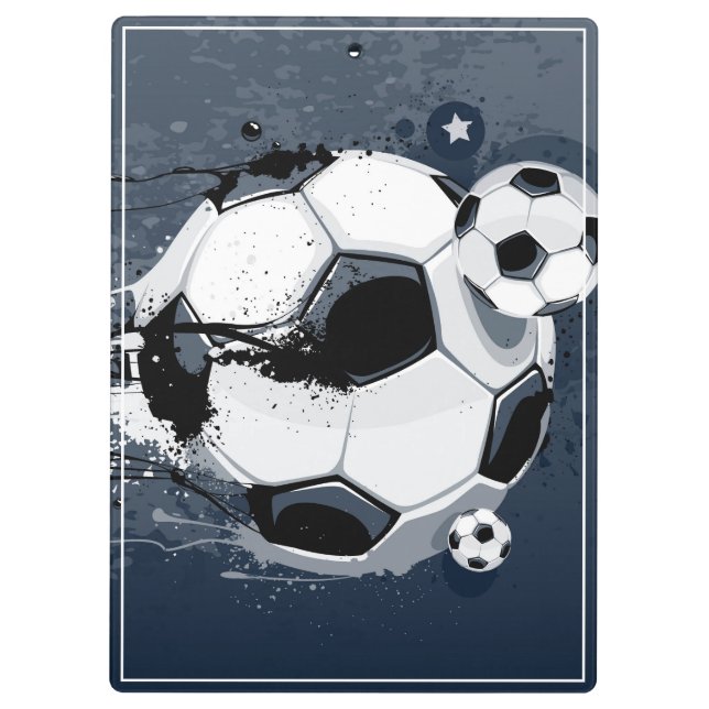 Pranchetas Bolas de Futebol da Área de Transferência (Verso)