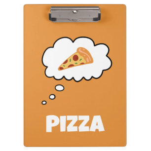 Pranchetas Bolha de Pensamento de Pizza