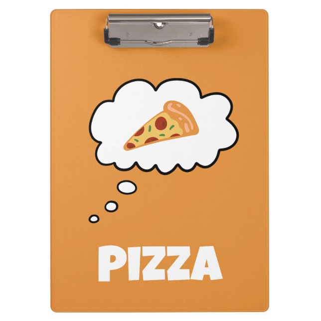 Pranchetas Bolha de Pensamento de Pizza (Frente)
