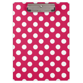 Pranchetas Bolinhas brancas no cerco