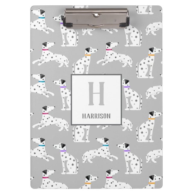 Pranchetas Bolinhas de Cachorro Dalmático, Crianças de Aquare (Frente)