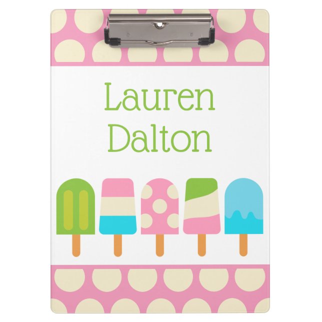 Pranchetas Bolinhas de picles personalizados na área de trans (Frente)