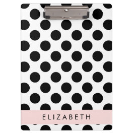 Pranchetas Bolinhas Pretas e Brancas, Pontas, Seu Nome