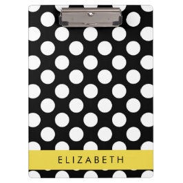 Pranchetas Bolinhas Pretas e Brancas, Pontas, Seu Nome