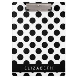 Pranchetas Bolinhas Pretas e Brancas, Pontas, Seu Nome