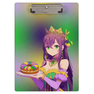 Pranchetas Bolo rei do Mardi Gras de anime
