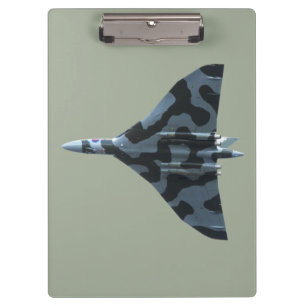 Pranchetas Bombardeiro de Vulcan em vôo