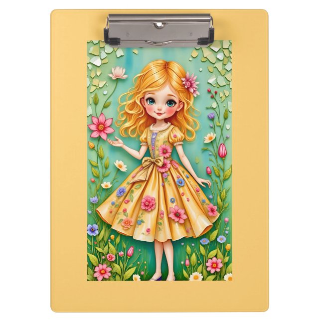 Pranchetas ~ Bonita Vintage Girl ~ (Frente)