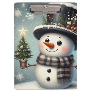 Pranchetas Bonito boneco de Natal/Neve de inverno