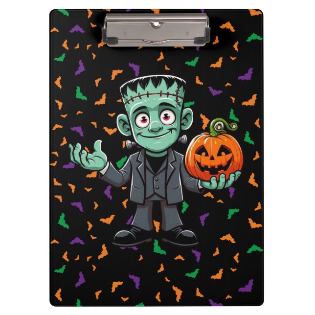Pranchetas Bonito, caricatura do monstro do Frankenstein (Frente)