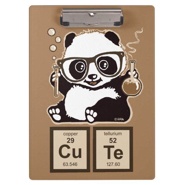 Pranchetas Bonito descoberto panda da química (Frente)