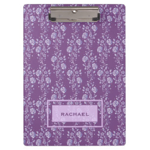 Pranchetas Bonito Roxo e Lilac Floral Personalizado
