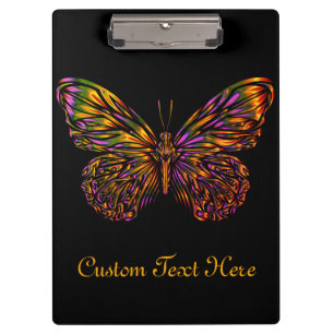 Pranchetas Borboleta Neon Rainbow Personalizada